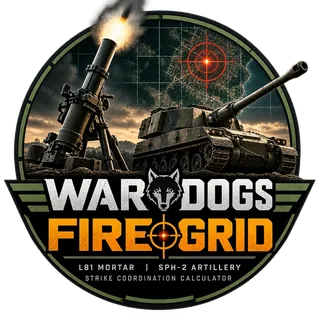 Wardogs FireGrid: L81 mortar and SPH-2 artillery strike coordination calculator